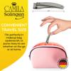 Camila Solingen CS14 2.5" Fingernail Clipper and Toenail Clipper for Manicure and Pedicure - Professional Nail Clippers with Precision Super Sharp Blades - German Stainless Steel Cuticle Trimmer view 4
