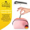 Camila Solingen CS15 3" Fingernail Clipper and Toenail Clipper for Manicure and Pedicure - Professional Nail Clippers with Precision Super Sharp Blades - German Stainless Steel Cuticle Trimmer view 4