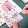 2 Pieces Sticker Tweezers, Cute Craft Tweezers for Stickers, Scrapbooking, Vinyl, Lashes, Electronics, Purple view 2