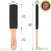 Wooden Foot File Foot Scrubber | Professional Foot Rasp Callus Remover for Cracked Foot | Natural Pumice Stone for Wet and Dry Feet - Set of 3 view 3