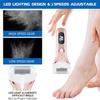 Electric Foot Callus Remover, Rechargeable Portable Electronic Foot File Pedicure Kits, Waterproof Foot Scrubber File, Professional Pedicure Tools, Foot Care for Dead Skin Ideal Gift, 3 Rollers view 2