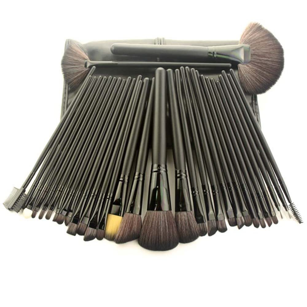 32pcs Makeup Brush Set Women Makeup Brush Eyeshadow Brush Lip Brush Multifunctional Makeup Brush Set (black)