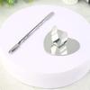 2 Piece Stainless Steel Makeup Palette Scraper for Foundation Makeup Tools Eye Shadow Nail Art view 3