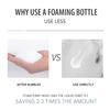 100ml 4oz Clear Foam Bottle for Facial Cleanser Shampoo Bubble Smoothly and Gently to Skin Foaming Bottle view 2
