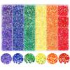 RODAKY Resin Rhinestones Kits 2/3/4/5mm Flatback Jelly Rhinestones Bulk Bedazzling Crystal Gems Beads Stone for Manicure DIY Crafts Mugs Bottles Tumblers Clothes Face Makeup (Rainbow) view 1