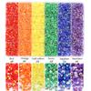 RODAKY Resin Rhinestones Kits 2/3/4/5mm Flatback Jelly Rhinestones Bulk Bedazzling Crystal Gems Beads Stone for Manicure DIY Crafts Mugs Bottles Tumblers Clothes Face Makeup (Rainbow) view 3