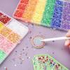 RODAKY Resin Rhinestones Kits 2/3/4/5mm Flatback Jelly Rhinestones Bulk Bedazzling Crystal Gems Beads Stone for Manicure DIY Crafts Mugs Bottles Tumblers Clothes Face Makeup (Rainbow) view 4