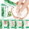 nbc BeautiLab Pedicure Kit Foot Soak Set: Bubble Salt, Sugar Scrub, Massage Mask, Massage Lotion in a Box, 4 Step Foot Spa Kit for Dry Feet,Tired Feet (1 Set Eucalyptus) view 1