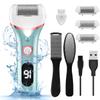 Electric Foot Callus Remover, Rechargeable Portable Electronic Foot File Pedicure Kits, Waterproof Foot Scrubber File, Professional Pedicure Tools, Foot Care for Dead Skin Ideal Gift, 3 Rollers view 1