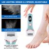 Electric Foot Callus Remover, Rechargeable Portable Electronic Foot File Pedicure Kits, Waterproof Foot Scrubber File, Professional Pedicure Tools, Foot Care for Dead Skin Ideal Gift, 3 Rollers view 2