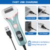 Electric Foot Callus Remover, Rechargeable Portable Electronic Foot File Pedicure Kits, Waterproof Foot Scrubber File, Professional Pedicure Tools, Foot Care for Dead Skin Ideal Gift, 3 Rollers view 3