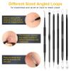 Pimple Popper Tool Kit, IUMAKEVP 15 PCS Professional Stainless Steel Blackhead Remover Comedone Extractor Tools for Removing Pimples, Blackheads, Zit on Face - Acne Removal Kit with Metal Case (Black) view 4