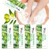 nbc BeautiLab Pedicure Kit Foot Soak Set: Bubble Salt, Sugar Scrub, Massage Mask, Massage Lotion in a Box, 4 Step Foot Spa Kit for Dry Feet,Tired Feet (1 Set Olive) view 1