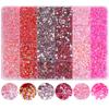 RODAKY Resin Rhinestones Kits 2/3/4/5mm Flatback Jelly Rhinestones Bulk Bedazzling Crystal Gems Beads Stone for Manicure DIY Crafts Mugs Bottles Tumblers Clothes Face Makeup (Pink) view 1