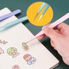 2 Pieces Sticker Tweezers, Cute Craft Tweezers for Stickers, Scrapbooking, Vinyl, Lashes, Electronics, Turquoise view 3