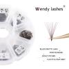 Premade Brown Eyelash Extension 500 Fans Handmade Loose Volume Lashes 10D Pre-made Fans 0.07mm C/D Curl 13-20mm Mixed Volume Eyelash Extensions (500PCS-10D-0.07-D, 13-20mm MIXED) view 4