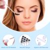 Homicozy 40 Pcs Lash Shampoo Bottle Brushes & Dispensers Set - 10 Pcs Lash Brushes, Tubes & Aftercare Bag for Clients, Women, Girls (Black) view 4