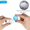 100PCS 3 Gram Sample Containers, 3ml Empty Jars with Lids, Small Cosmetic Containers, Mini Sample Jars with 8PCS Mini Spatulas for Make Up, Oils, Lotion, Powder, Paint, Jewelry, Lip Balms(Blue Lid) view 3