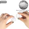 200PCS 5 Gram Sample Containers, 5ml Empty Jars with Lids, Small Cosmetic Containers, Mini Sample Jars with 16PCS Mini Spatulas for Make Up, Oils, Lotion, Powder, Paint, Jewelry, Lip Balms(Clear Lid) view 3