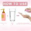 homicozy 40 Pcs Lash Shampoo Bottle Brushes Set, 10 Pcs Lash Shampoo Brushes, 10 Pcs Lash Brushes Tubes, 10 Pcs Eyelash Shampoo Dispensers, 10 Pcs Lash Aftercare Bag for Clients, Women,Girls (Pink) view 4