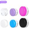 25PCS 10 Gram Sample Containers, 10ml Empty Jars with Lids, Small Cosmetic Containers, Mini Sample Jars with 2PCS Mini Spatulas for Make Up, Oils, Lotion, Powder, Paint, Jewelry, Lip Balms(Purple Lid) view 4