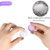 200PCS 5 Gram Sample Containers, 5ml Empty Jars with Lids, Small Cosmetic Containers, Mini Sample Jars with 16PCS Mini Spatulas for Make Up, Oils, Lotion, Powder, Paint, Jewelry, Lip Balms(Purple Lid) view 3