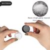 100PCS 3 Gram Sample Containers, 3ml Empty Jars with Lids, Small Cosmetic Containers, Mini Sample Jars with 8PCS Mini Spatulas for Make Up, Oils, Lotion, Powder, Paint, Jewelry, Lip Balms(Black Lid) view 3
