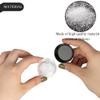 100PCS 10 Gram Sample Containers,10ml Empty Jars with Lids, Small Cosmetic Containers, Mini Sample Jars with 8PCS Mini Spatulas for Make Up, Oils, Lotion, Powder, Paint, Jewelry, Lip Balms(Black Lid) view 3