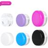 100PCS 5 Gram Sample Containers, 5ml Empty Jars with Lids, Small Cosmetic Containers, Mini Sample Jars with 8PCS Mini Spatulas for Make Up, Oils, Lotion, Powder, Paint, Jewelry, Lip Balms(Pink Lid) view 4