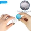 100PCS 5 Gram Sample Containers, 5ml Empty Jars with Lids, Small Cosmetic Containers, Mini Sample Jars with 8PCS Mini Spatulas for Make Up, Oils, Lotion, Powder, Paint, Jewelry, Lip Balms(Blue Lid) view 3