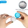 100PCS 10 Gram Sample Containers, 10ml Empty Jars with Lids, Small Cosmetic Containers, Mini Sample Jars with 8PCS Mini Spatulas for Make Up, Oils, Lotion, Powder, Paint, Jewelry, Lip Balms(Blue Lid) view 3