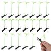 Bean Sprout Hair Clips 50 Pcs Green Plant Hairpins Cute Ornaments Hair Accessories for DIY Home Party view 1