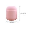 minkissy Makeup Sponge Holder Portable Silicone Beauty Puff Storage Case Compact Design for Travel Shockproof and Dust Makeup Sponge Rack view 2