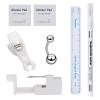 JOYTOYOU 7PCS 14G Body Piercing Kit for Belly Button, Safe Piercing Gun Kits Body Gauge Piercing Needles Kits Professional At Home Stainless Steel for Women Female view 1