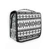DJYQBFA Ethnic Aztec Strip Pattern Toiletry Bag Hanging Toiletry Bag Makeup Cosmetic Bag Travel Organizer Case for Women Men view 1