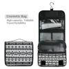 DJYQBFA Ethnic Aztec Strip Pattern Toiletry Bag Hanging Toiletry Bag Makeup Cosmetic Bag Travel Organizer Case for Women Men view 4