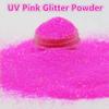 Go Ho UV Pink Hair and Body Glitter Spray, Festival UV Effect Glitter Powder Makeup for Hair/Body/Clothes,Dry Powder Spray Loose Sparkle Makeup,10g view 2