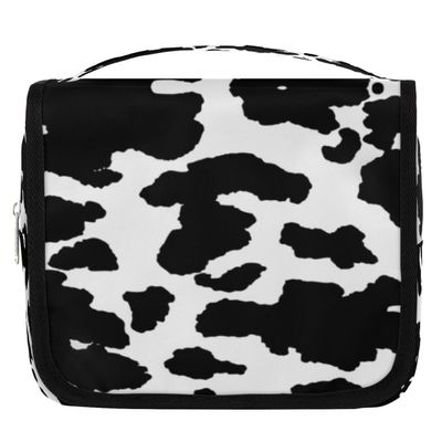 DJYQBFA Animal Cow Print Toiletry Bag Hanging Toiletry Bag Makeup Cosmetic Bag Travel Organizer Case for Women Men