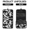 DJYQBFA Animal Cow Print Toiletry Bag Hanging Toiletry Bag Makeup Cosmetic Bag Travel Organizer Case for Women Men view 3