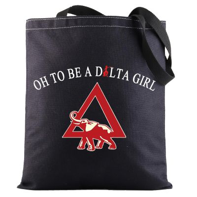 G2TUP Elephant Sorority Makeup Bag Oh To Be A Girl Cosmetic Pouch with Zippered Pocket for Women Girls (Oh To Be BL TG)