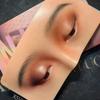 LAERPER 2022 Perfect Aid to Makeup Practice Face Board, Silicone Makeup Face - Practice Skin Board with Brush for Lash View Eyelids Training view 3