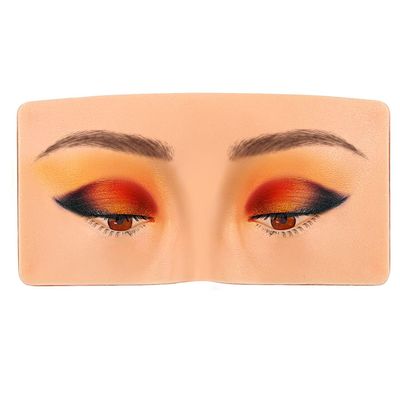 LAERPER Silicone Face Eye Makeup Practice Board, The Perfect Aid to Practicing Makeup, Face Makeup Mannequin, for Make Up and Lash Extention