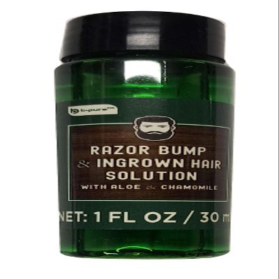 Bpure Razor Bump & Ingrown Hair Solution, Net 1 Fl.oz (with Aloe)