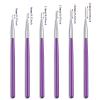Maitys 6 Pcs Eyeliner Brushes Fine Point Thin Eye Makeup Gel Eyeliner Brush Water Activated Graphic Cosmetic Liner Wands for Eyes Makeup Tools(Vivid Style) view 3