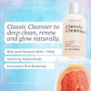 Peaches Skincare Hydrating Facial Cleanser  Vegan Face Wash with Grapefruit, Sugar Cane, and Gotu Kola  Lightly Exfoliating Daily Formula for All Skin Types  Classic Cleanser  8 oz view 2