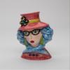 Cosmos Gifts Lady Blue Hair Makeup Brush Holder/Vase, 4 1/2" x 3 1/4" x 6"H, Multi-Colored view 3