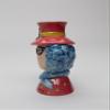 Cosmos Gifts Lady Blue Hair Makeup Brush Holder/Vase, 4 1/2" x 3 1/4" x 6"H, Multi-Colored view 4