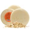 Cleure Face & Body Bar - Gentle Soap Cleanser for Sensitive Skin Infused w/Soothing Oatmeal - Gluten, SLS & Fragrance Free (3 oz, Pack of 3 Bars) view 1