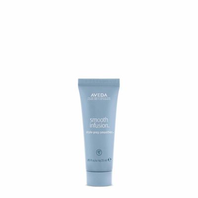 Aveda Smooth Infusion Style-Prep Smoother | Leave-In Anti-Frizz Serum | 72-Hour Frizz Defense & Control | Heat Protectant | 98% Naturally Derived*, 0.85 Fl Oz