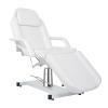 OmySalon Hydraulic Tattoo Chair Esthetician Bed, Multi-Purpose 3-Section Facial Bed Table, Adjustable Beauty Salon Spa Massage Beauty Equipment, White view 1